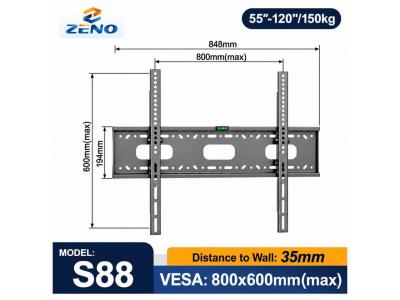ZENO S88 Giá treo Tivi kích thước 55–120 Inch, Chịu Lực 150kg, VESA 800x600mm